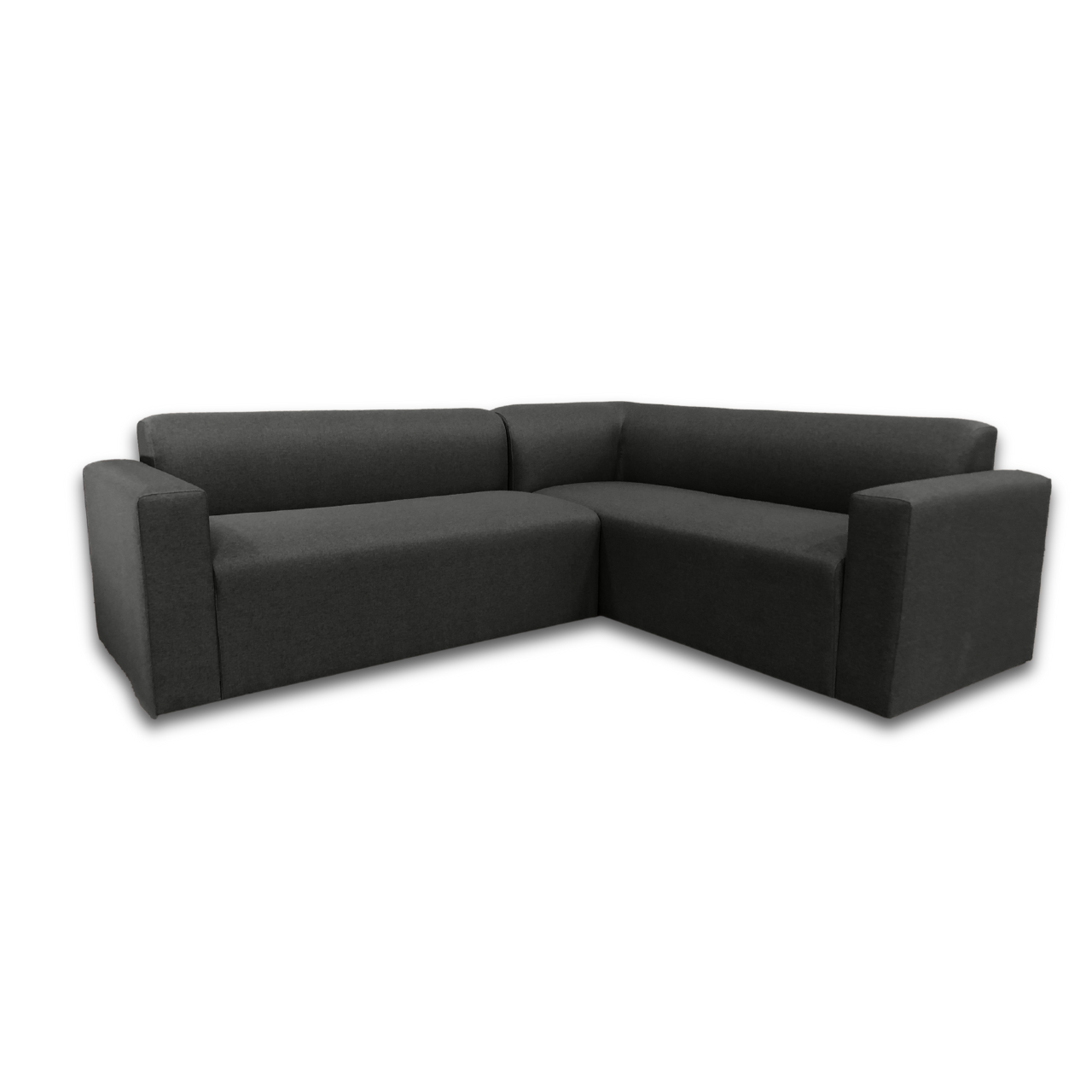 Ben L-Shaped Corner Couch with a sleek and modern design, perfect for spacious seating.