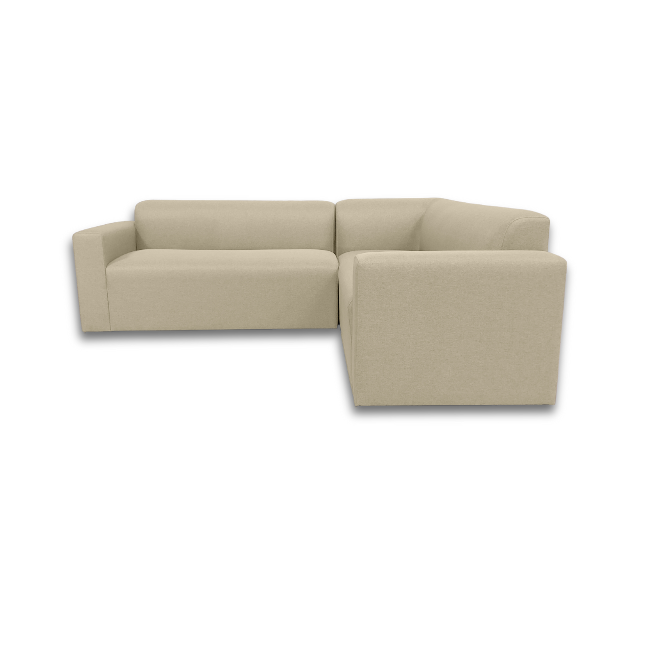 Ben Corner Couch with an L-shaped design, ideal for contemporary living rooms.