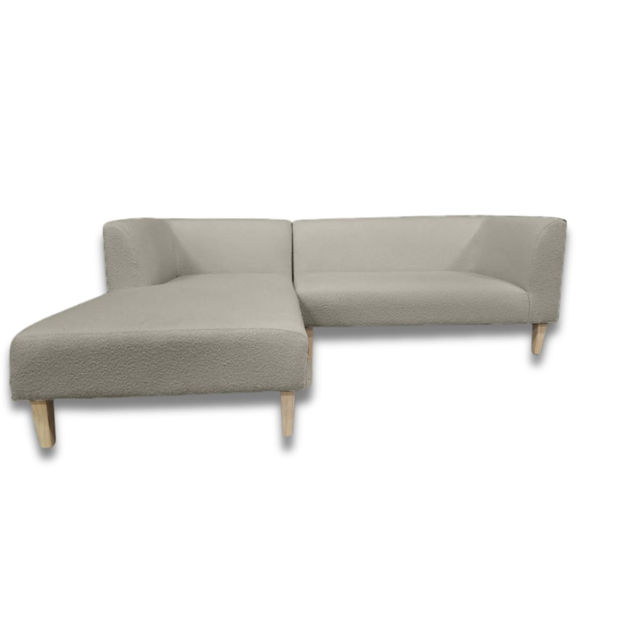 Contemporary Ella Daybed, offering a sleek, modern look with fixed seating for stability.