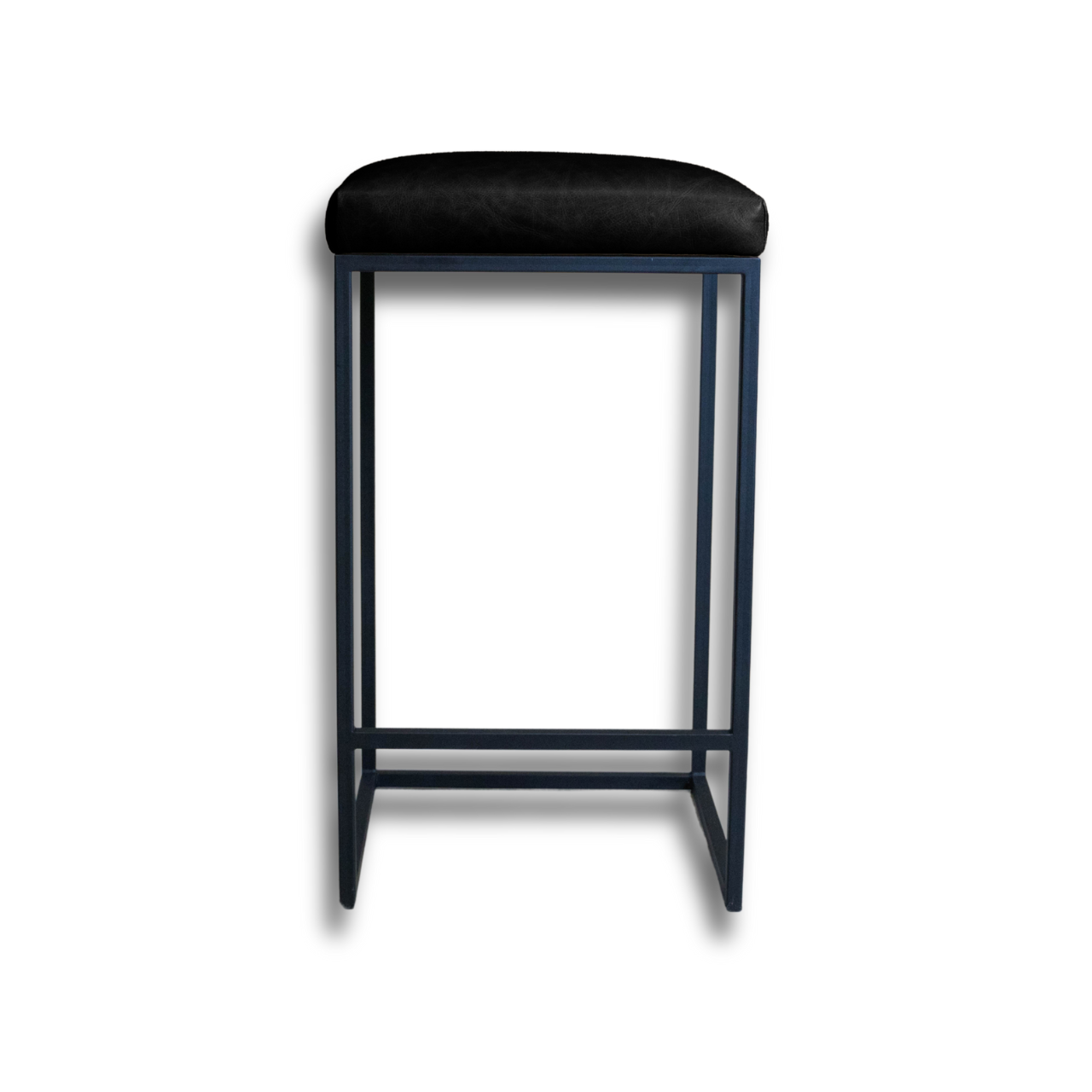 Kalahari Bar Counter Chair with steel frame and plush upholstery, ideal for modern kitchens and bars.
